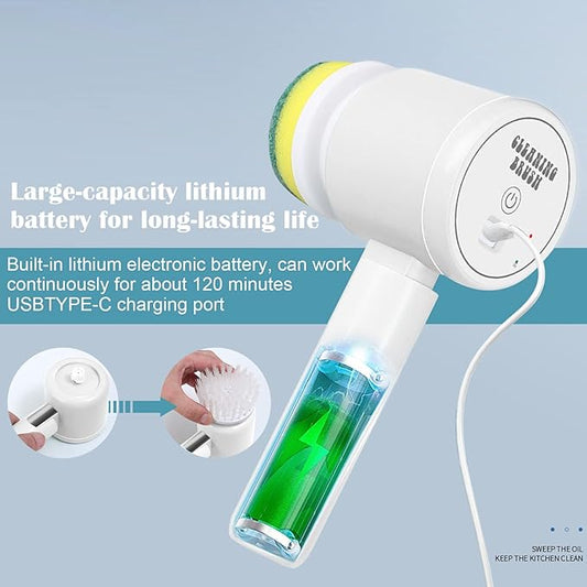Electric Spin Cleaning Brush – Powerful Cordless Scrubber for Bathroom, Kitchen & Tiles